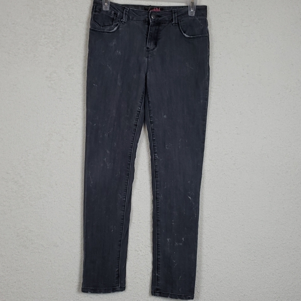 12K gray paint skinny Jean's girls size 16